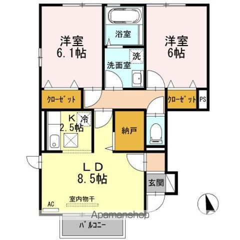 アモールの間取り写真