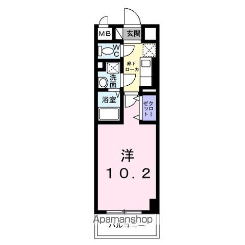 ＦＬレジデンス１の間取り