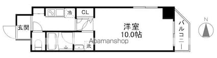 ロイヤルレジェンド西大津[1K/30m2]の間取図