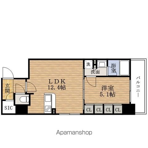 レジェンドール心斎橋EASTの間取り写真