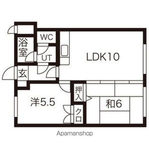 ロイヤルレインボー平岸A棟の間取り写真