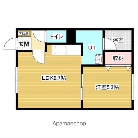 明日檜第3コーポの間取り写真