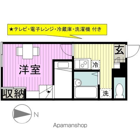 レオパレスシンフォニーくまのの間取り写真