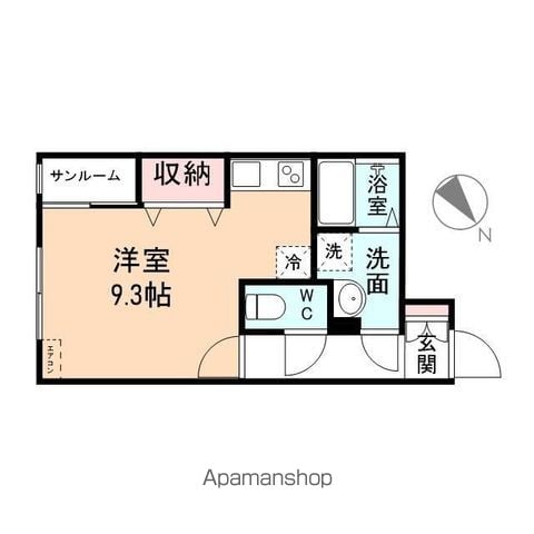 アバンティ木津Bの間取り写真