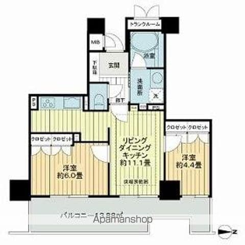 岐阜シティタワー４３の間取り