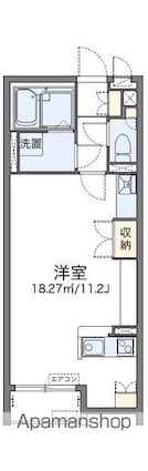 レオネクストユイット[1R/31.82m2]の間取図
