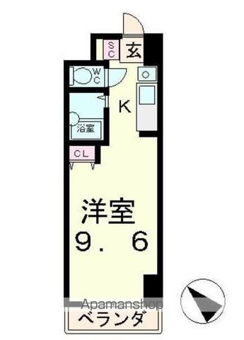 ビアンクールの間取り写真