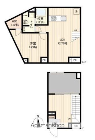 レクス武蔵小山の間取り写真