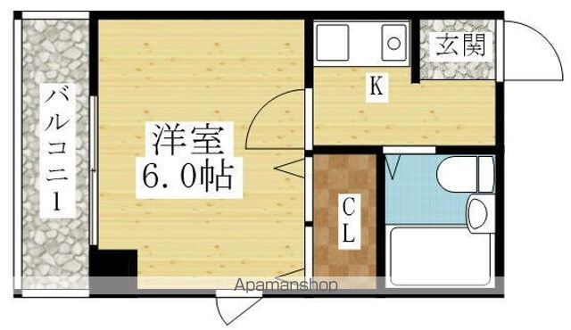 スリーデイズ新大阪の間取り写真