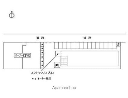 ルミナスコート[1R/24.1m2]の配置図