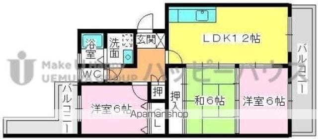 リバーサイド香椎の間取り写真