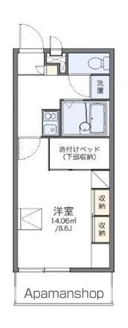 レオパレスドリームの間取り写真