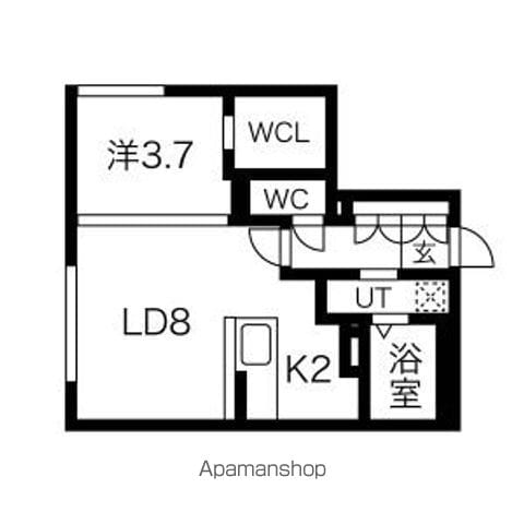 CASAAT平岸47の間取り写真