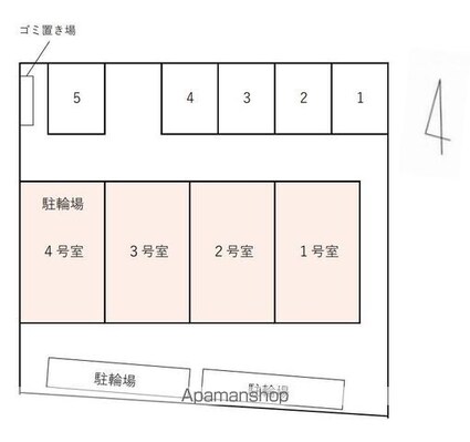 Ｃｏｒｒｉｄｏｒ西内町[1LDK/32.34m2]の配置図