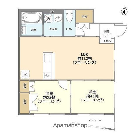 NEMO柿の木坂の間取り写真