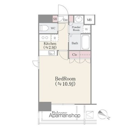 アグリパーク深川[1K/31.28m2]の間取図