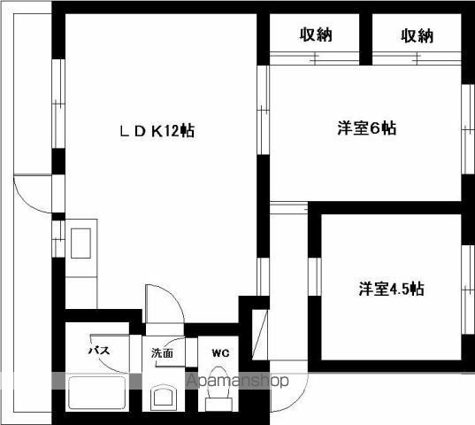 山春ビル霧島の間取り写真