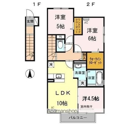メゾン　ルミエール[3LDK/66.97m2]の間取図
