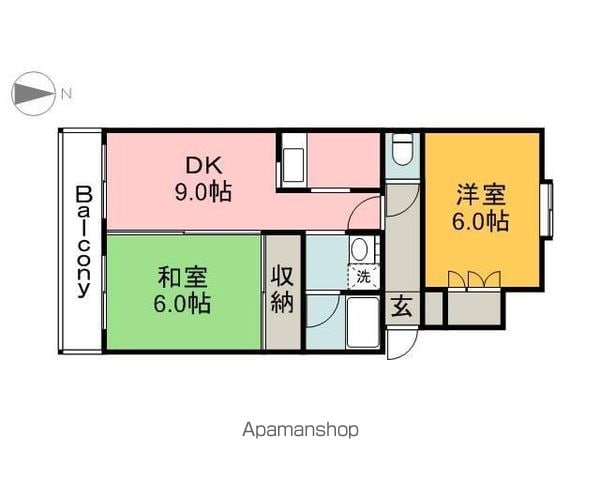 CASA井口Cの間取り写真