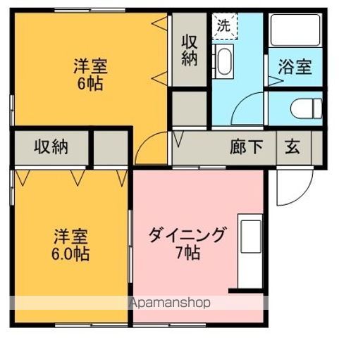 ステラーハウスⅢの間取り