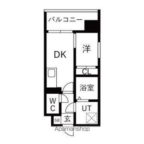 MODERNPALAZZO大濠スクエアの間取り写真