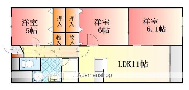 メゾンTAKEDAの間取り写真