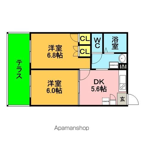 アザレアハイムの間取り写真