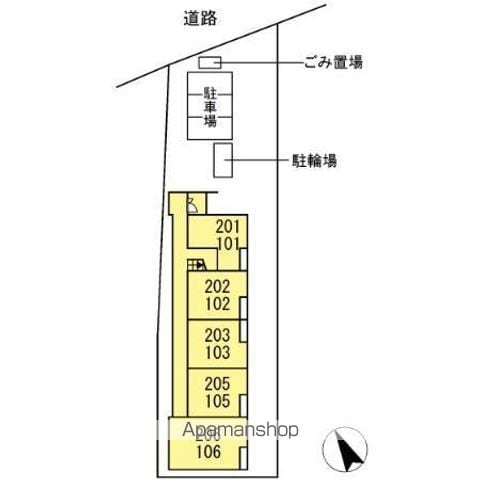 ＣＡＳＡ　ＦＥＬＩＺ 103 ｜ 東京都調布市下石原１丁目34-4（賃貸アパート1LDK・1階・35.14㎡） その3