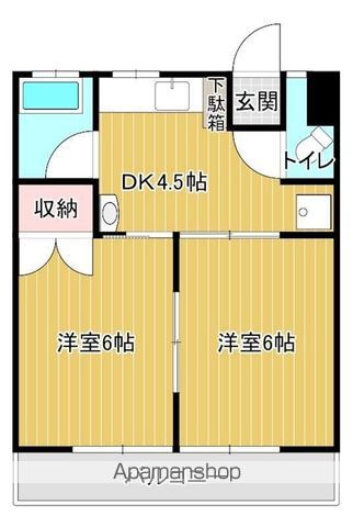 御幸マンションの間取り写真
