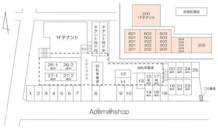 香川県高松市成合町[2LDK/62.9m2]の配置図