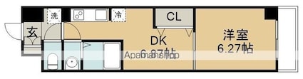 ＣＩＴＹ連坊Ⅶ[1DK/32.18m2]の間取図