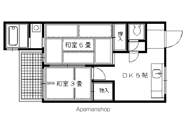 ロイヤルマンション下鴨の間取り写真