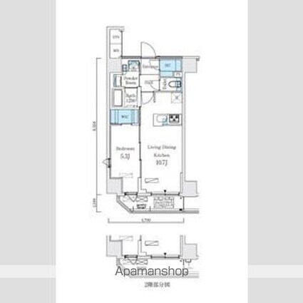 アーバンコア本郷[1LDK/40.09m2]の間取図