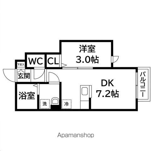 シエル宮町IIの間取り写真