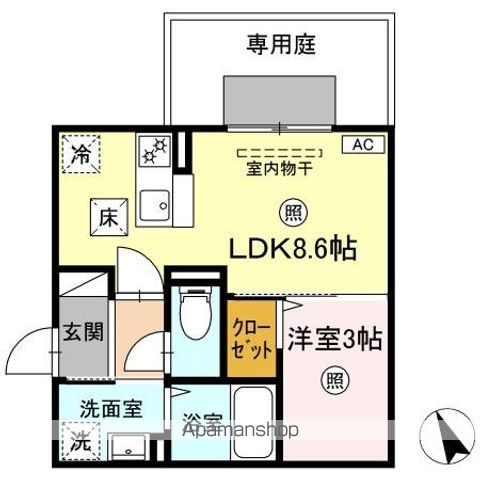 ＢＲＩＬＬＩＡ　ＴＷＩＮ　ＳＴＡＧＥ（ブリリア　ツイン　ステージの間取り