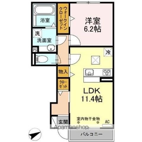 ベルフォレの間取り写真