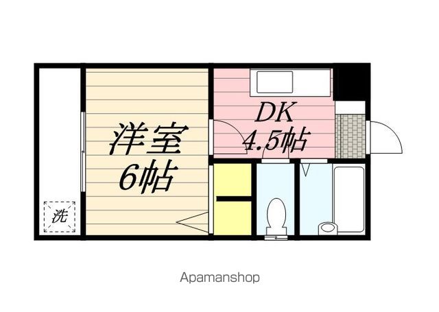 【福岡市東区筥松のマンションの間取り】