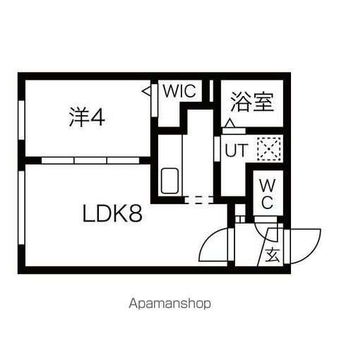 ラフィーネ月寒中央通の間取り写真