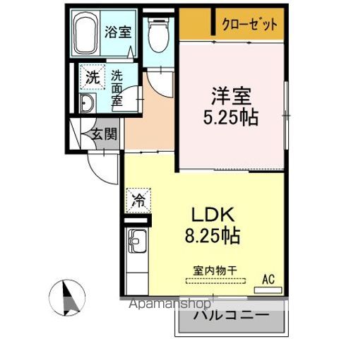 ブランチ 田宮の間取り写真
