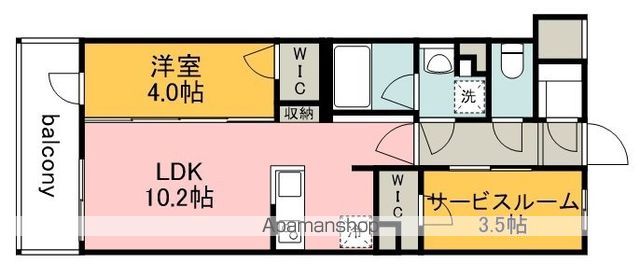 LUMINOUSつつじヶ丘の間取り写真