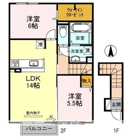 パークフロントMの間取り写真