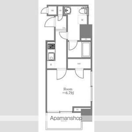 ＤＵＡＲＥＳ麹町ｏｎｙｘ[1K/25.22m2]の間取図