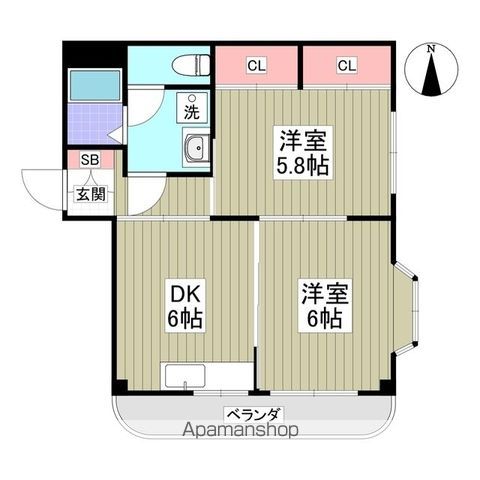 アビタシオン壱番館の間取り写真