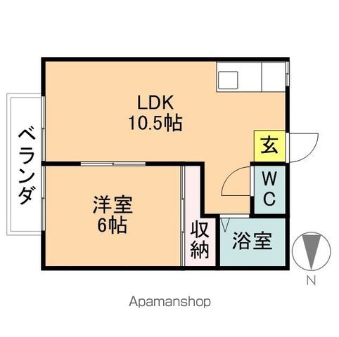 パナハイツ楽田 A棟の間取り写真
