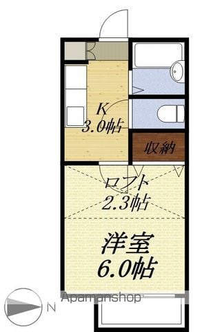 カーザ方丈の間取り写真