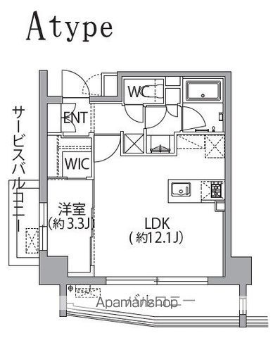 レスピール蓮根の間取り