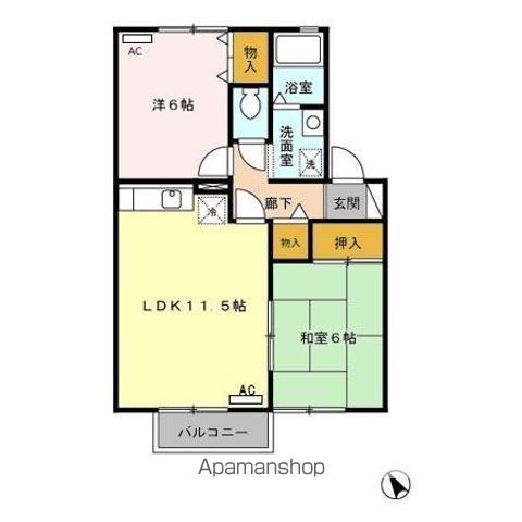 カリーノ川原崎の間取り写真