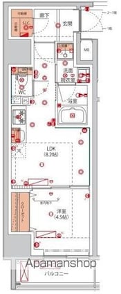 （仮称）高島平ＴＨＥ　ＧＡＲＤＥＮレジデンス[1LDK/35.9m2]の間取図
