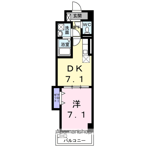 同じ建物の物件間取り写真 - ID:240027880664