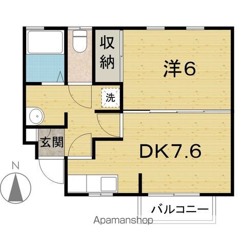 アビタシオン岩切の間取り写真